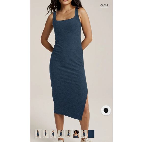 Beyond Yoga Icon Midi Dress Size Large - Picture 2 of 6